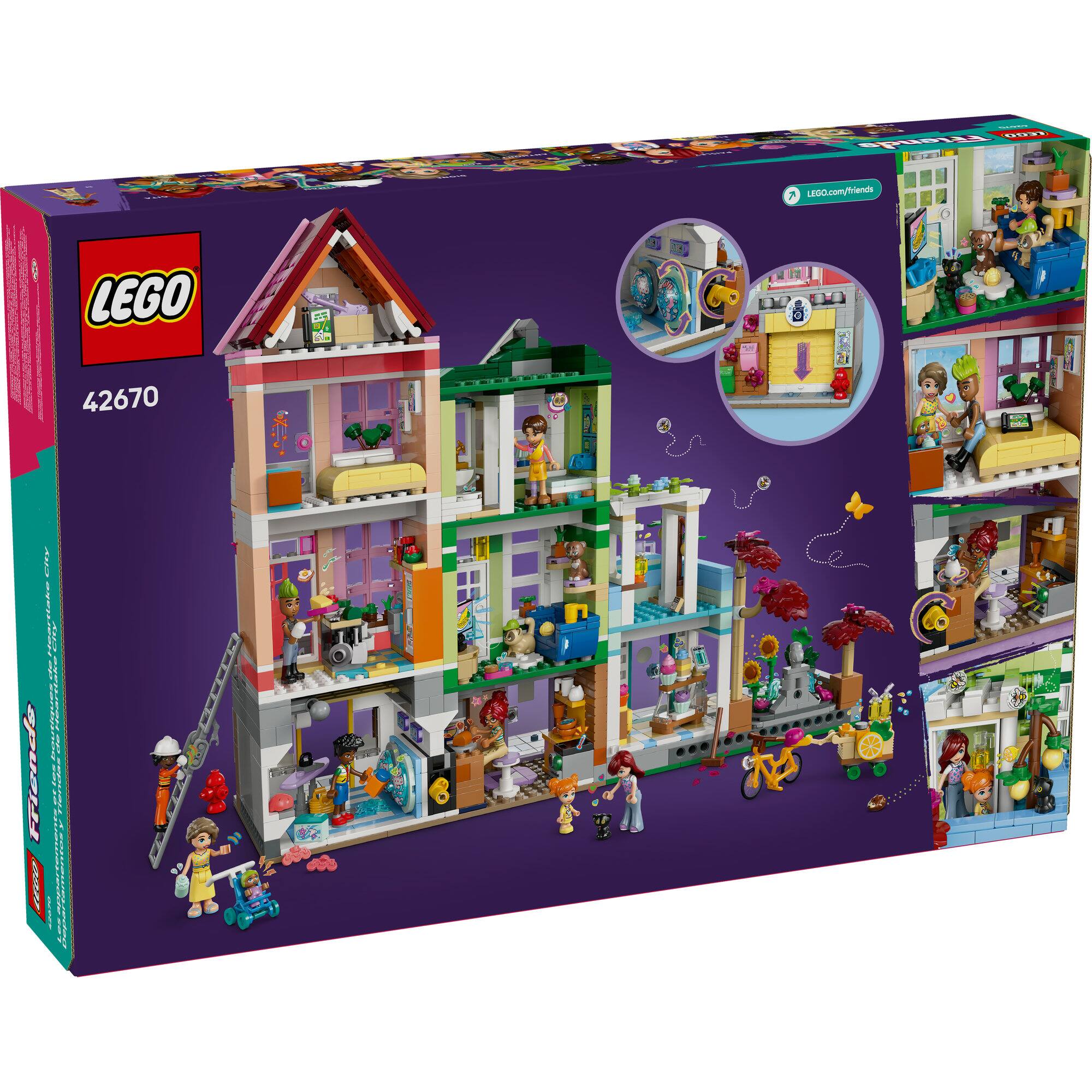 LEGO® Friends Heartlake City Apartments and Stores Model Kit 42670